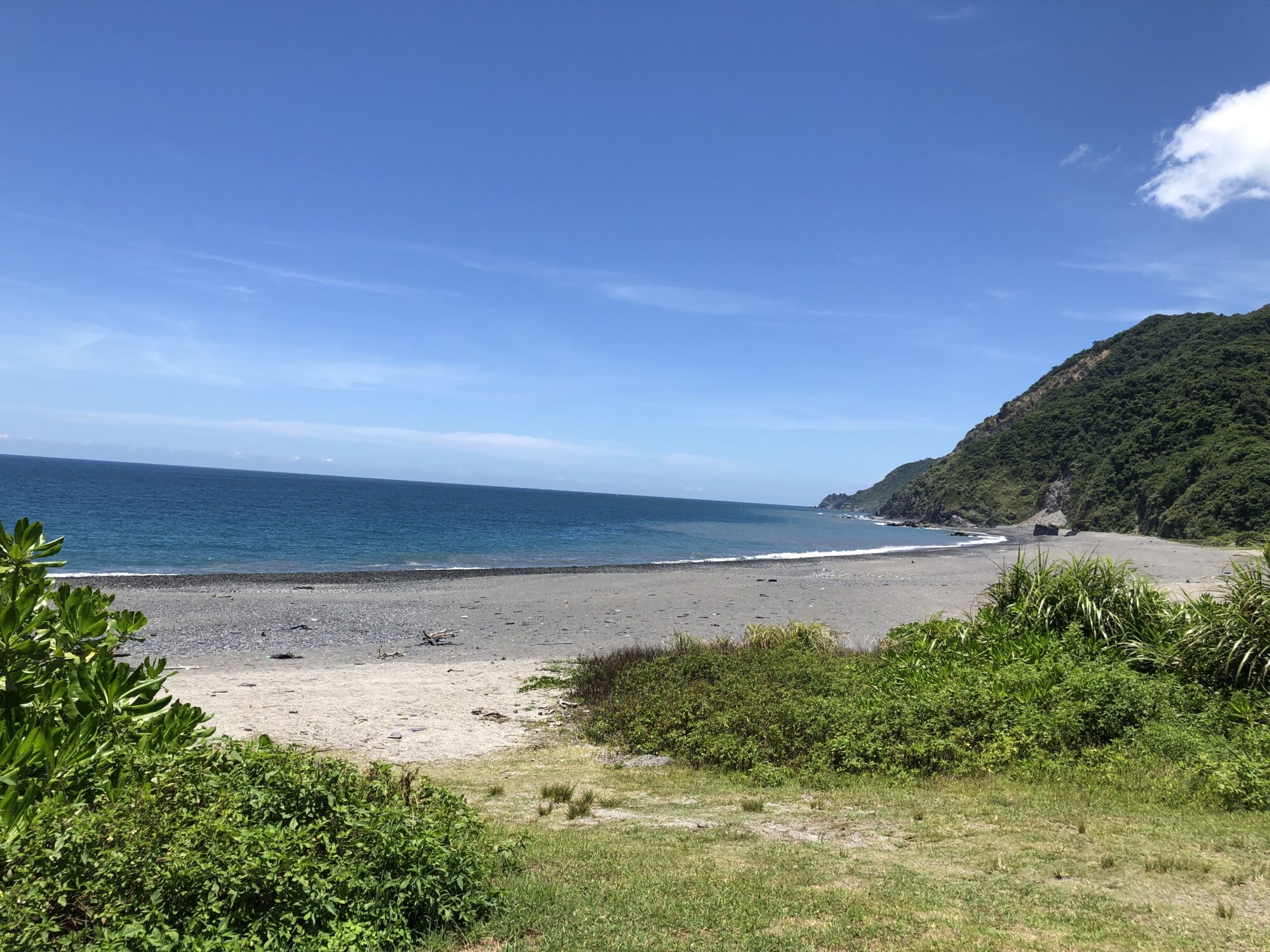 秘密の海岸に辿り着く